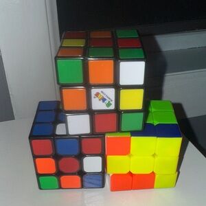 Vibrant Puzzle Cube Trio Set